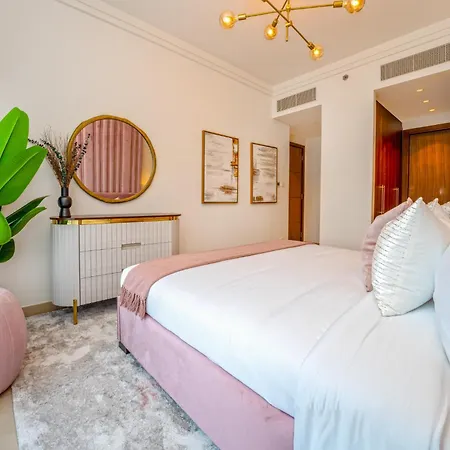 Ferienwohnung Easygo - Upgraded 2Bdr In Blvd Point With Burj Khalifa View Dubai Exterior foto