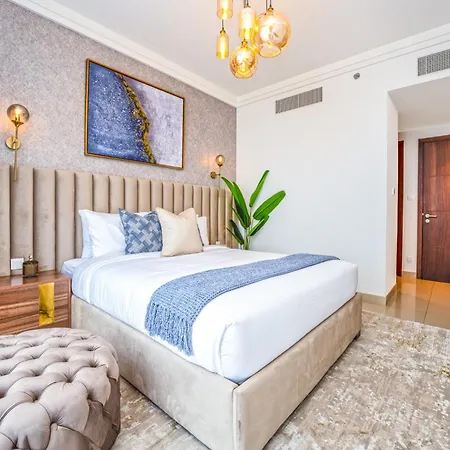 Ferienwohnung Easygo - Upgraded 2Bdr In Blvd Point With Burj Khalifa View Dubai Exterior foto
