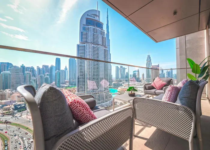 Easygo - Upgraded 2Bdr In Blvd Point With Burj Khalifa View